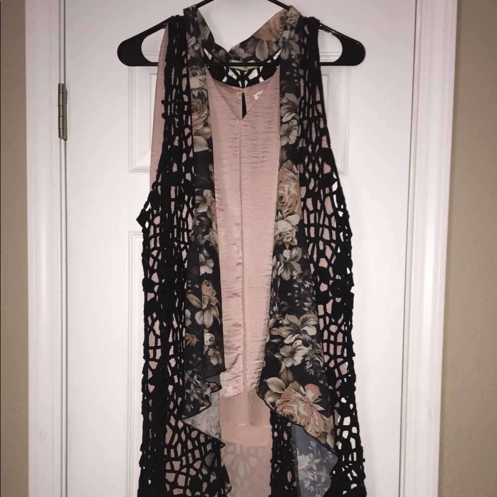 Blouse and Boutique Vest Combo